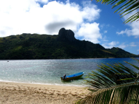 A beach on the island of Kuata